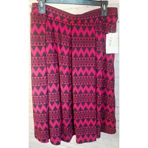 Lularoe Madison Aztec Tribal print skirt Large NWT
